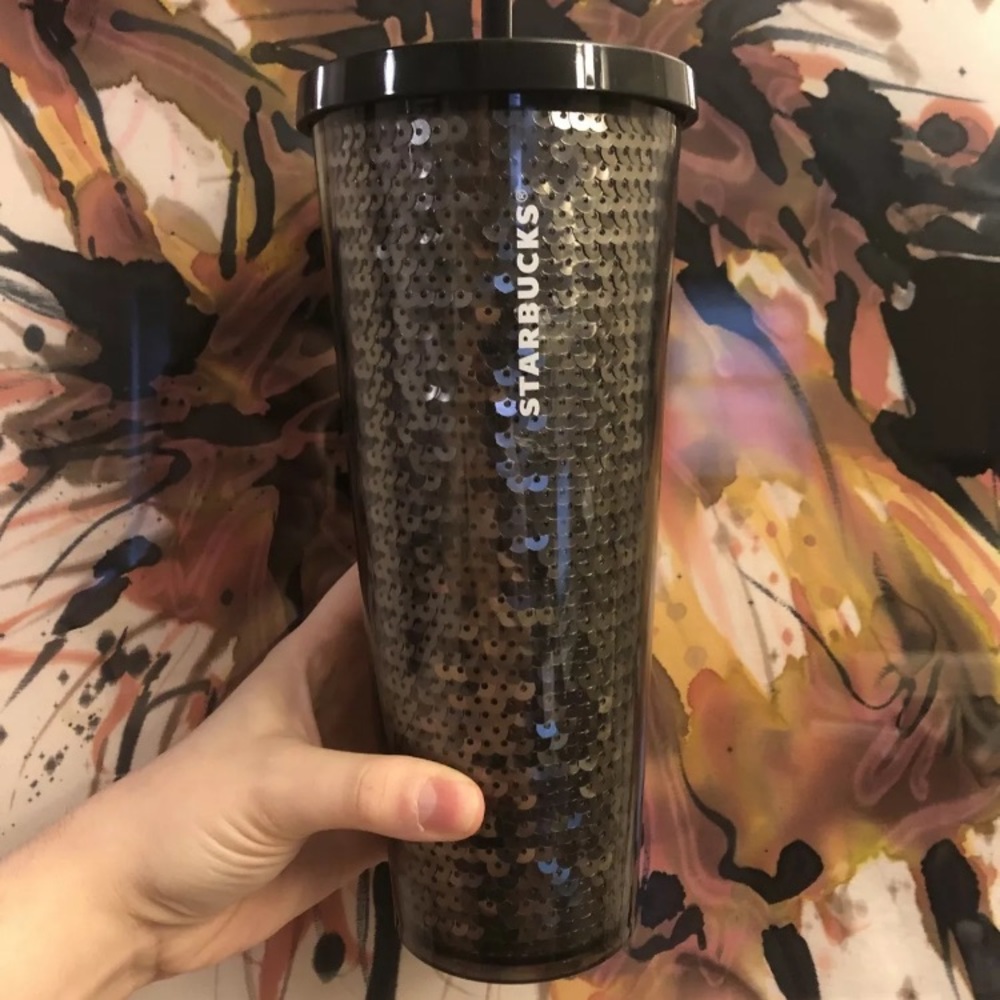 NWT Starbucks Sequin Tumbler